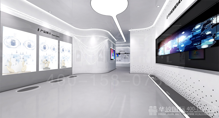 华剑建设集团医疗智慧展厅设计
